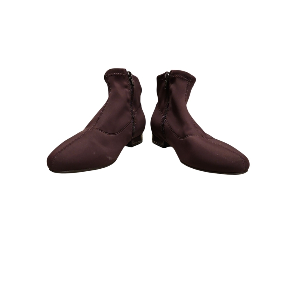 Bata Burgundy Ankle Boots - Picture 2 of 6
